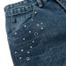 Washed Denim Long Loose Wide-Leg Hippie Rock Rivet Decorated Pocket Design Straight-Leg Pants Men's Street Fashion_mkmklike.com