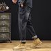 Large Size Men's Clothing Autumn And Winter New Small Straight-footed Jeans Men's High-quality Big Cow Style Loose Washed Denim Trousers Men's_mkmklike.com