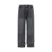 Men's Clothing Men's Washed Jeans Loose Fit Casual Straight Leg Pants Style Trendy Spring Cool Chic Long Denim_mkmklike.com