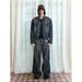 Unisex High Street Distressed Jeans Loose Straight Leg Trousers Dirty Wasteland Style Chinese Streetwear Brand Couple's Clothing_mkmklike.com