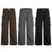 New Washed Workwear Jeans For Men And Women American High Street Vintage Loose Wide-Leg Pants_mkmklike.com