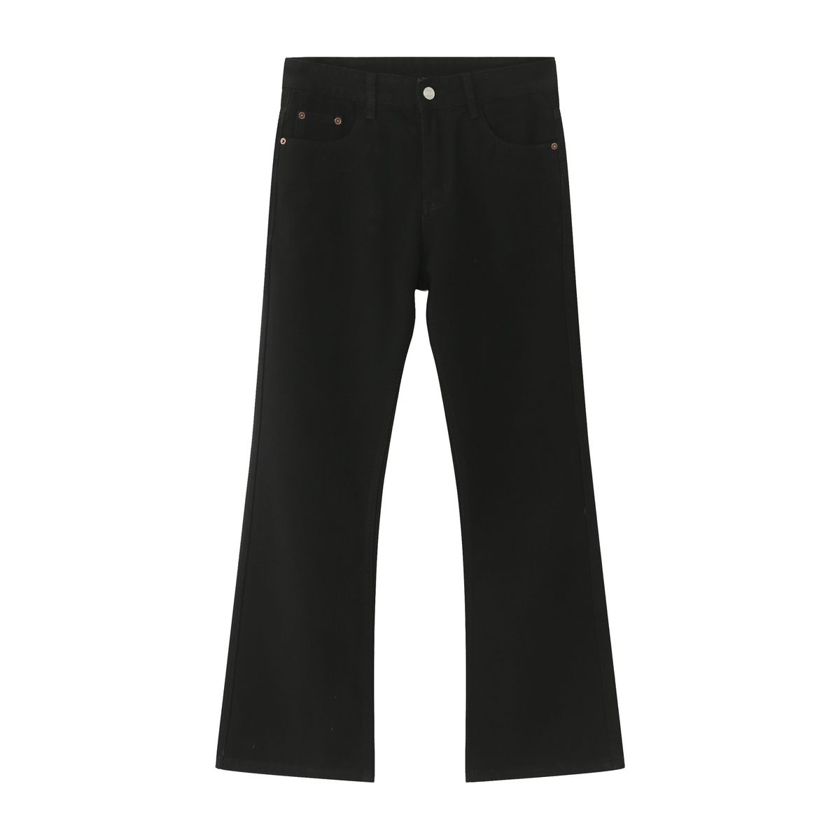 Denim Straight Micro-horn Jeans Men_mkmklike.com