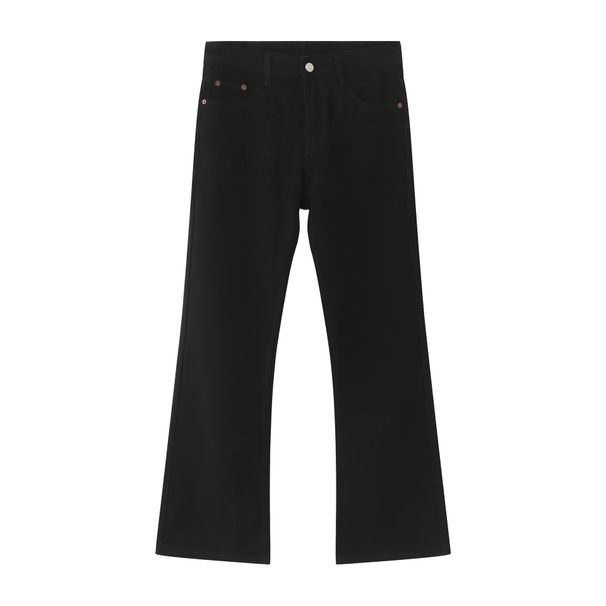 Denim Straight Micro-horn Jeans Men_mkmklike.com
