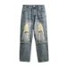 New Style American Distressed Jeans, Casual, Fashionable, Loose, Men's Fashion Trend_mkmklike.com