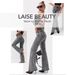 Women's Flared Jeans – Stretch Denim, Mid-Rise, Classic Bootcut (Sizes 25-32, Washed Gray, Comfort Fit, Office & Casual Wear)_mkmklike.com