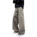 Men’s Vintage Washed Cotton Straight-Leg Pants Relaxed Utility Trousers (Mid-Rise, Drawstring Waist, No-Stretch Polyester Blend)_mkmklike.com