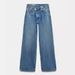 TAOP&ZA Women's Double Layer Wide Leg Straight Leg Jeans High Waisted Commuter Trousers Fashion Early Autumn New_mkmklike.com