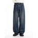 Men's Clothing Vintage Washed Straight-Leg Jeans For Men – Relaxed Fit Distressed Denim Pants With 5-Pocket Design & Mid-Rise Waist_mkmklike.com
