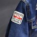 Men's Plus-Size Denim Jacket - Streetwear Blue Cotton Overshirt With Badge Details & Adjustable Fit (M-5XL)_mkmklike.com
