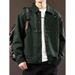 Loom Italian Denim Men's 2025 Autumn New Loose Large Size Lapel Workwear Casual Jacket_mkmklike.com