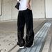 Men's Clothing High Street Summer New Paris Fashion Brand Loose Straight Ripped Jeans Ink Splash Personality Graffiti Handsome Men Thin Version_mkmklike.com