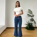 European And American Cross-border Bestseller Retro Loose Straight Single-button High-waisted Wide-leg Women's Jeans_mkmklike.com