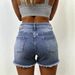 Women's Clothing High-Waisted Ripped And Frayed Denim Shorts Versatile Hot Pants For Summer_mkmklike.com
