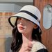 Hot Sale Bucket Spring Summer Hollow Cotton Linen Hat Solid Color Sunhat Fisherman Caps Casual Foldable Beach Cap_mkmklike.com