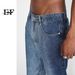 Men's Clothing New Arrivals Korean Style Contrast Tie Dye Gradient Flared Jeans For Men And Women_mkmklike.com