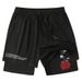 Cross-border Foreign Trade Best-selling Digital Personalized Printed Adult Double-layer Fitness Sports Pants_mkmklike.com