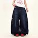 Vintage Cat Whisker Washed Distressed Jeans For Men & Women - Relaxed Fit Wide Leg Cargo Pants With Large Pockets_mkmklike.com