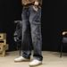 Men's Clothing Youth Spring And Autumn Camouflage Work Jeans Men's Slim Fit Skinny Foot Trendy Casual Long Pants Straight Men_mkmklike.com