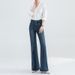 High Waist Retro Jeans For Women 2025 New Style Tall Slimming Leg-Lengthening Flared Pants Slightly Stretchy Comfortable_mkmklike.com