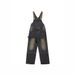 American Retro Heavy Loose Washing Water Nostalgic Grinding Straight One-piece Denim Overalls Wide-leg Suspender Pants Men And Women_mkmklike.com