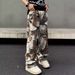 Vintage Camo Maple Leaf Jeans – Oversized Streetwear Pants With Retro Vibe (S-XXXL)_mkmklike.com