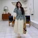 High-end Quality 2025 Spring New Fashion Hong Kong Style Retro Washed Denim Jacket With Belt For Women_mkmklike.com