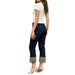 Women's High-Waisted Straight Leg Jeans Leopard Print Washed Baggy Denim Relaxed Everyday Wear Versatile Comfortable Feshion Trend_mkmklike.com