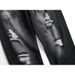 Suitable For All Seasons Autumn Winter New Black For Men Plus Size Men's Ripped Jeans Trendy_mkmklike.com