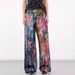 Splatter Paint Straight-Leg Jeans For Women – Artistic & Relaxed Fit_mkmklike.com
