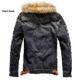Loom Cross-Border Foreign Trade In-Stock Winter New Hooded Denim Jacket Fleece-Lined Thickened Cold-Proof Warm Men's Coat_mkmklike.com