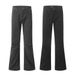Vibe Trendy Flared Men's Solid Color Loose Jeans Long Design Sense Pleated Knee Hippie Niche Pants_mkmklike.com