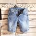 Men's Slim Fit Stretch Denim Shorts – Distressed Blue Washed 5-Inch Casual Shorts With Straight Leg Opening_mkmklike.com