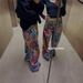 Men's Clothing Print Paint Painted Loose Men's And Women's Canvas Jeans Cool Trend_mkmklike.com