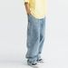 Men's Clothing heavy washed worn old workwear logging pants American street pure cotton straight jeans for men and women_mkmklike.com