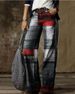 Women's clothing Wide Leg Pants Straight Casual Retro Floral Print Pants Casual Pants Trousers_mkmklike.com