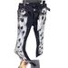 Spring New Jeans Men's Fake Holes Splashing Ink Personalized Fashion Washed Slim Straight Three-dimensional Cut Casual Pants_mkmklike.com