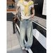ICC Early Spring New Vintage Distressed Wide-leg Jeans For Women, High Street Style, Guangzhou Thirteen Lines 10736_mkmklike.com