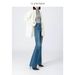 Women's Clothing High Waist Retro Style Stretch Flared Jeans Slimming Butt Lifting 4 Way Stretch Regular Fit England Style Spring New Arrival_mkmklike.com