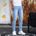 Factory Direct Cross-Border Exclusive For European And American Men's Stretch Skinny Jeans Hot_mkmklike.com