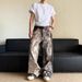 Men's Stretch Denim Jeans - Relaxed Fit Straight Leg Pants With Comfortable Elastic Waist, Classic Grey Wash For Casual Everyday Wear_mkmklike.com