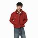 Men's Korean Style Stand Collar Solid Color Warm Padded Short Workwear Jacket Casual Coat Versatile Outwear_mkmklike.com