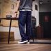 HME Men's Loose Straight Leg Jeans Wide Leg Casual Trousers Style Exclusive_mkmklike.com