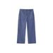 Men's Clothing Independent French Work Pants Baggy Version Commuter Straight Wide Leg Jeans Blue Vintage Cleanfit_mkmklike.com