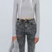 Women's Clothing Phantom Snowflake Flared Jeans Stretch Retro Hot Girl Trousers 24 Winter New_mkmklike.com