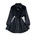 Women's Clothing Retro High End Short Vest Layered Denim Shirt Skirt Two Piece Suit_mkmklike.com