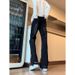 Micro Denim Jeans For Men Women In Summer, Thin, Washed Worn, With Versatile Legs, Straight Wide Leg, And Floor Length_mkmklike.com