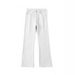 Nordmann Cleanfit White Flared Jeans For Men Summer Slim Straight Pants American Style High Street Trendy Brand_mkmklike.com