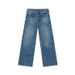 EF JEANS | 2025 Spring New American High Street Lightning Ripple Cat Shave Washed Blue Straight Jeans_mkmklike.com