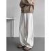Men's White Vintage Jeans – Retro Loose Fit | Straight-Leg Wide Trousers | 100% Cotton (S-3xl) Fashion Trends_mkmklike.com