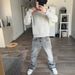Vintage Washed Distressed Embroidery Jeans High-Street Style Relaxed Straight-Leg Fit For Men & Women Blue Black Cotton_mkmklike.com